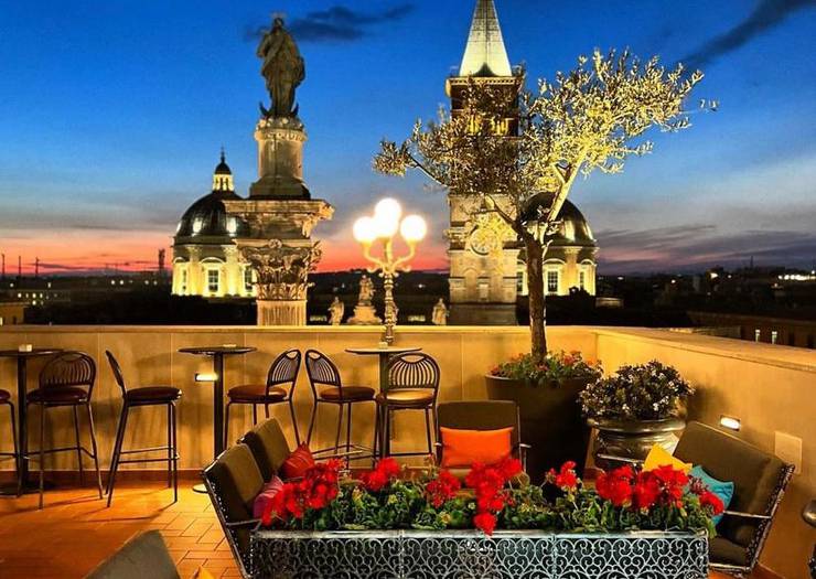 Sky bar Mecenate Palace Hotel Rome Sky bar Mecenate Palace Hotel Rome