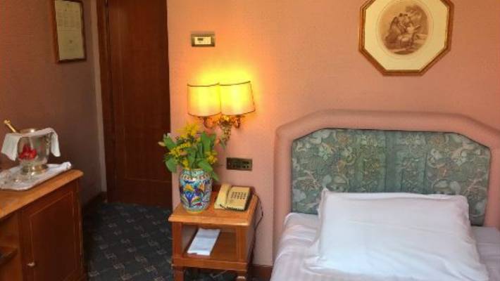 Single room Mecenate Palace Hotel Rome