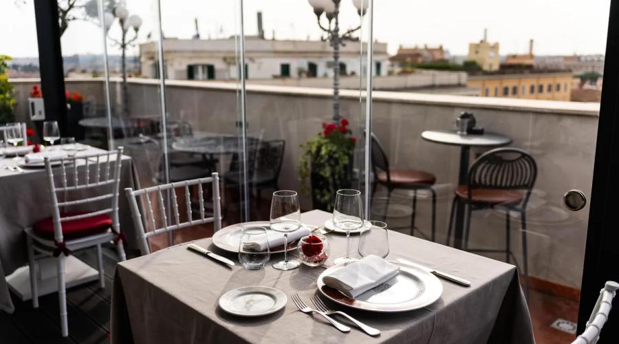 La Terrazza dei Papi: The Rooftop with a Unique View of Rome Mecenate Palace Hotel La Terrazza dei Papi: The Rooftop with a Unique View of Rome Mecenate Palace Hotel
